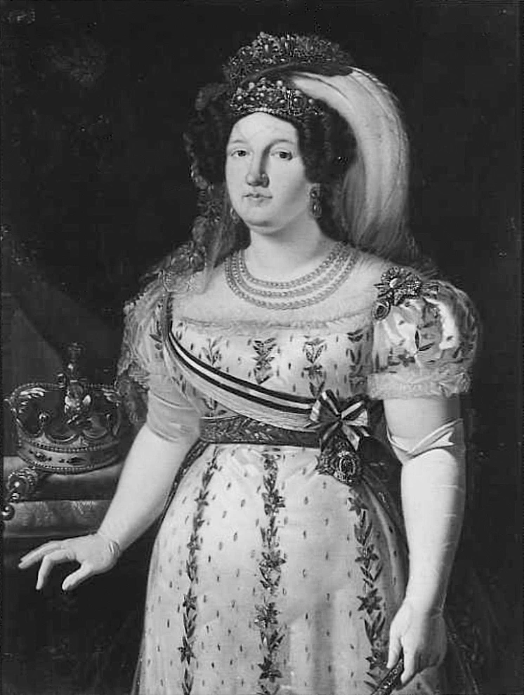 Ritratto di Maria Isabella moglie di Francesco I - Reggia di Caserta